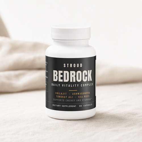 STROUD BEDROCK on pale oatmeal linen